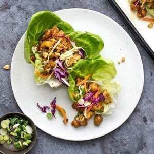 Thai Chicken Salat Wraps