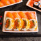 Salmon Tobico Roll (8 Pieces)