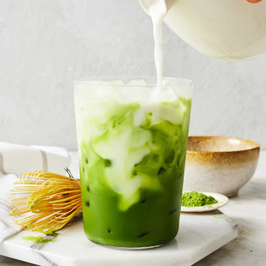 Iced Green Tea Latte