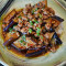 Aubergine Med. Hvidløgssauce