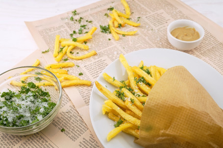 Bølgeskårne Pommes Frites