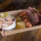 Brisket Box With Hot Link, Pickles, Crisps Slaw