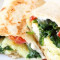 Spinach, Tomato Feta Cheese Burrito