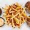 Double Dipper Combo Vegetar (Store Pommes Frites, Alle 2 Dips Og 2 Drinks)